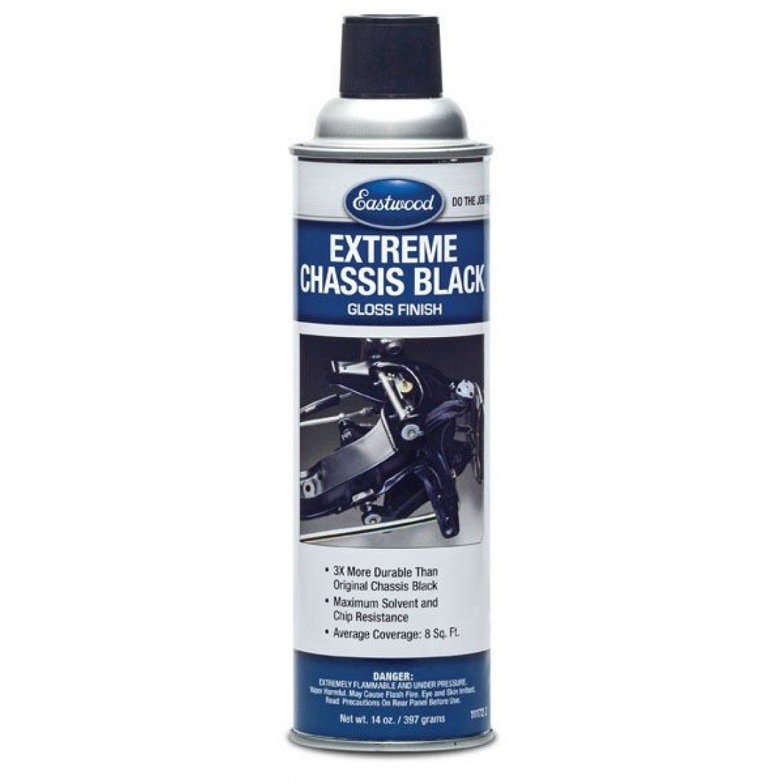 Eastwood 10354ZP High Gloss Black Chassis Paint - Quart Size For Automotive Undercarriage